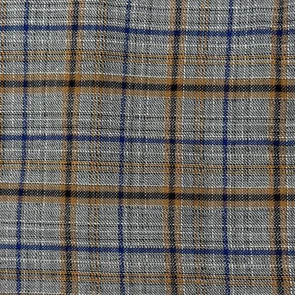 SANDRO Paris Wool Blend Gray Plaid Printed Knit Short Sz 8 - Picture 10 of 10